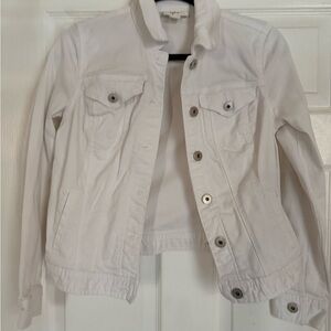 Style & Co. Off-White Jean Jacket